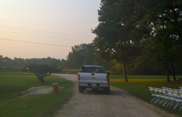 Look closely, that's folks back there.